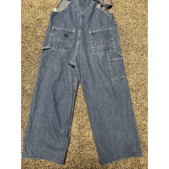 Vintage Carhartt‎ Bib Overalls Men's Size 42x30 90s Y2K Medium Wash - Picture 3 of 8